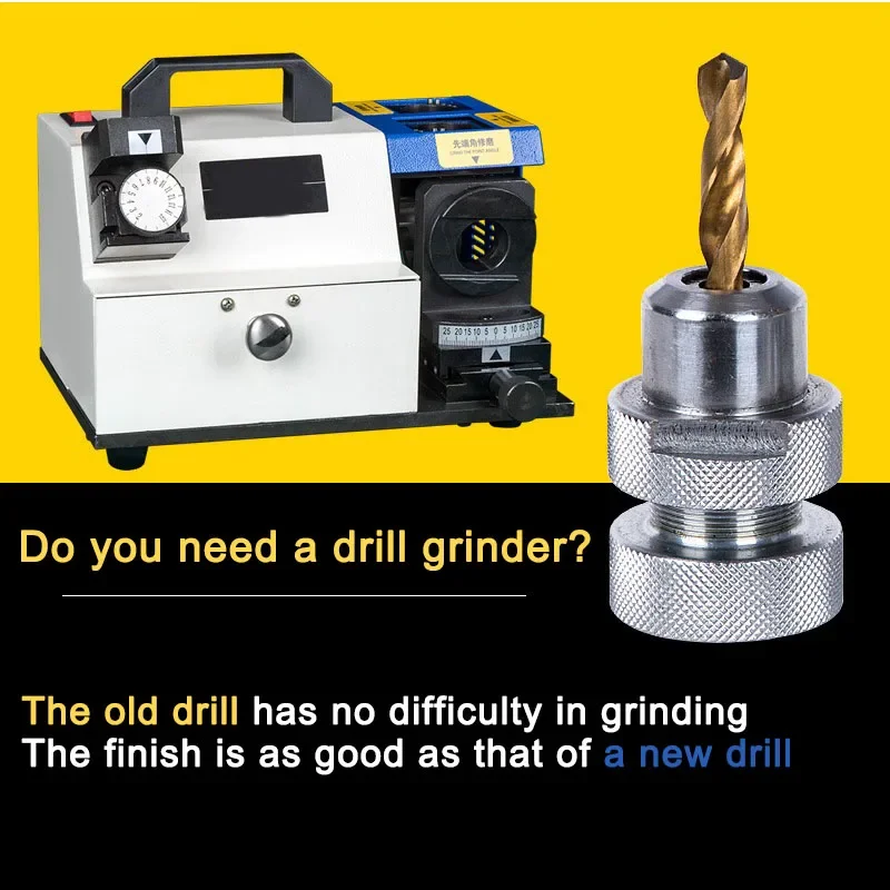TD13-B Drill Bit Grinding Machine Desktop Angle Grinder Multifunctional Power Tools CBN/ SDC Diamond Wheel For Carpentry In Wood