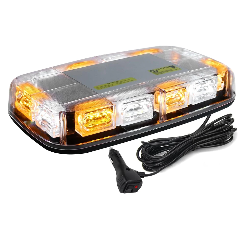 

Roof Top Strobe Lights 48LED Emergency Safety Hazard Warning Light LED Flashing Light Bar Magnetic Mount for Car Truck 12V 24V