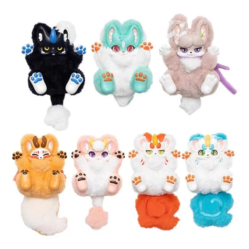 

Fantastic Beast Plush Blind Box Belly Turning Doll Mysterious Box Figure Doll Tide Toy Decorative Ornament Surprise Gift Female