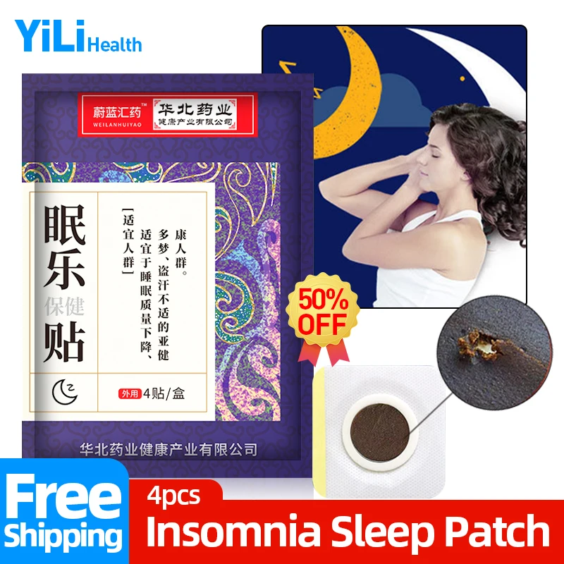 

Insomnia Sleeping Patch Help Improve Sleep Better Deep Sleep Aid Sticker Headache Treatment Relieve Stress Medicine