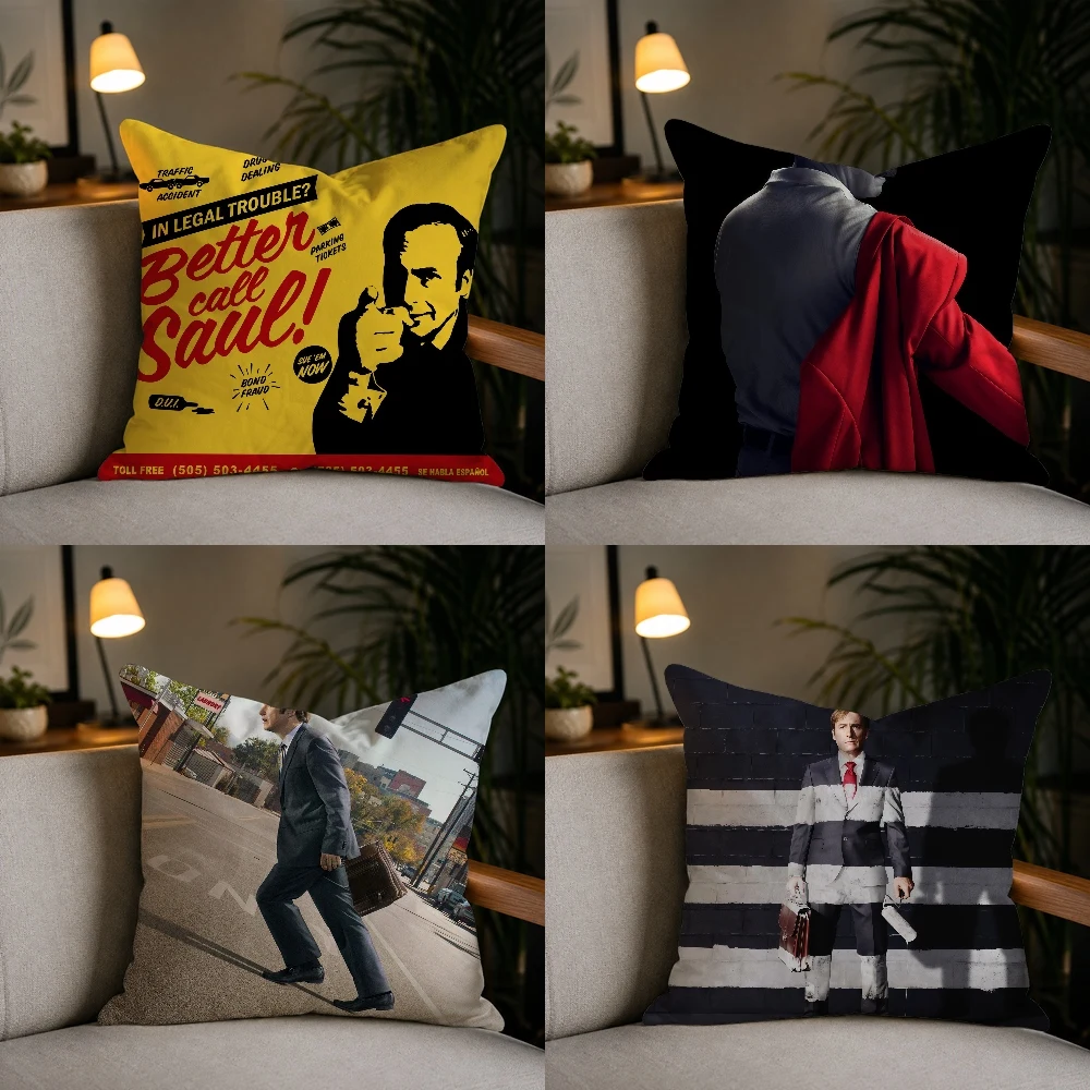 TV series B-Better Call SaulPillow Case Plush Pillow Cases Home Decoration Pillow Cover for Sofa Bed Chair Living Room