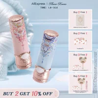 Flower Knows Butterfly Cloud Collar Colección Lápiz labial brillante Hidratante de alto brillo no graso 3,5 g