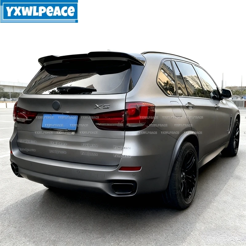 Para BMW X5 F15 Spoiler 2014 - 2018 Material ABS de alta calidad Primer Color alerón de techo trasero de coche para BMW X5 Spoiler