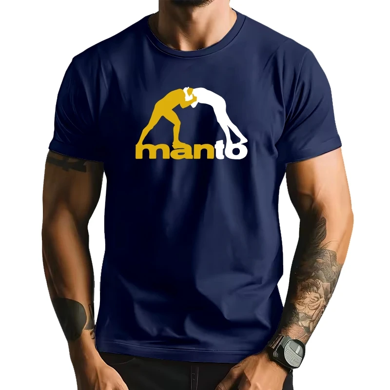 

New Popular Manto Brazilian Jiu Jitsu Martial MenS Black T-Shirt S-3Xl