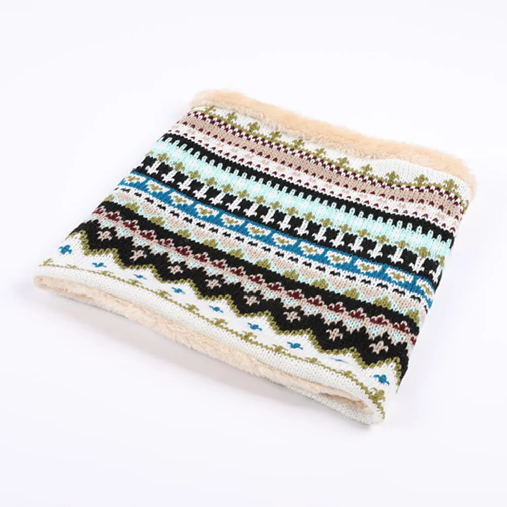 One Size Winter Neck Warmer Premium Stretchy Circle Scarf Warm Knitting Loop Shawl for Hunting Hiking Casual Party Photo Shoot