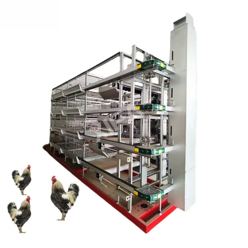 New Condition Automatic Poultry Farming System for Chickens Ducks Geese Metal Chicken Coop and Cages 1 Year Warranty