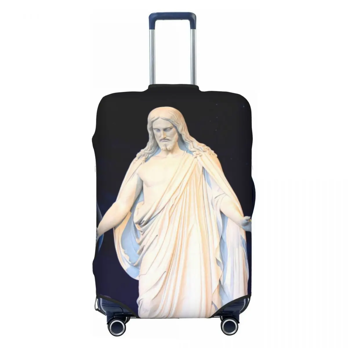 

The Christus Print Luggage Protective Dust Covers Elastic Waterproof 18-32inch Suitcase Cover Travel Accessories