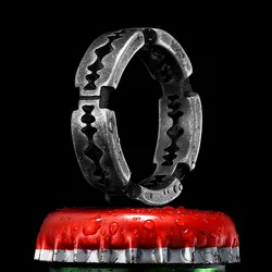 Razor Blade Men Rings Stainless Steel Women Jewelry Retro Punk New in Rock Stranger Things Fashion Accessories Gift Wholesale