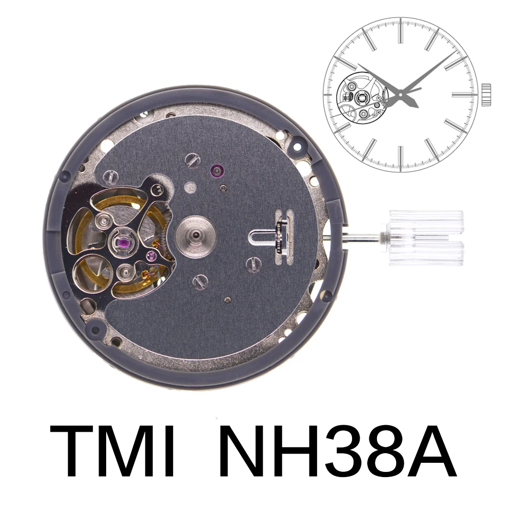 NH38A Movement Mechanical Automatic Watch Replacement Spare Parts Accessorie Repair Self-winding 21600 24 Jewels High Quality