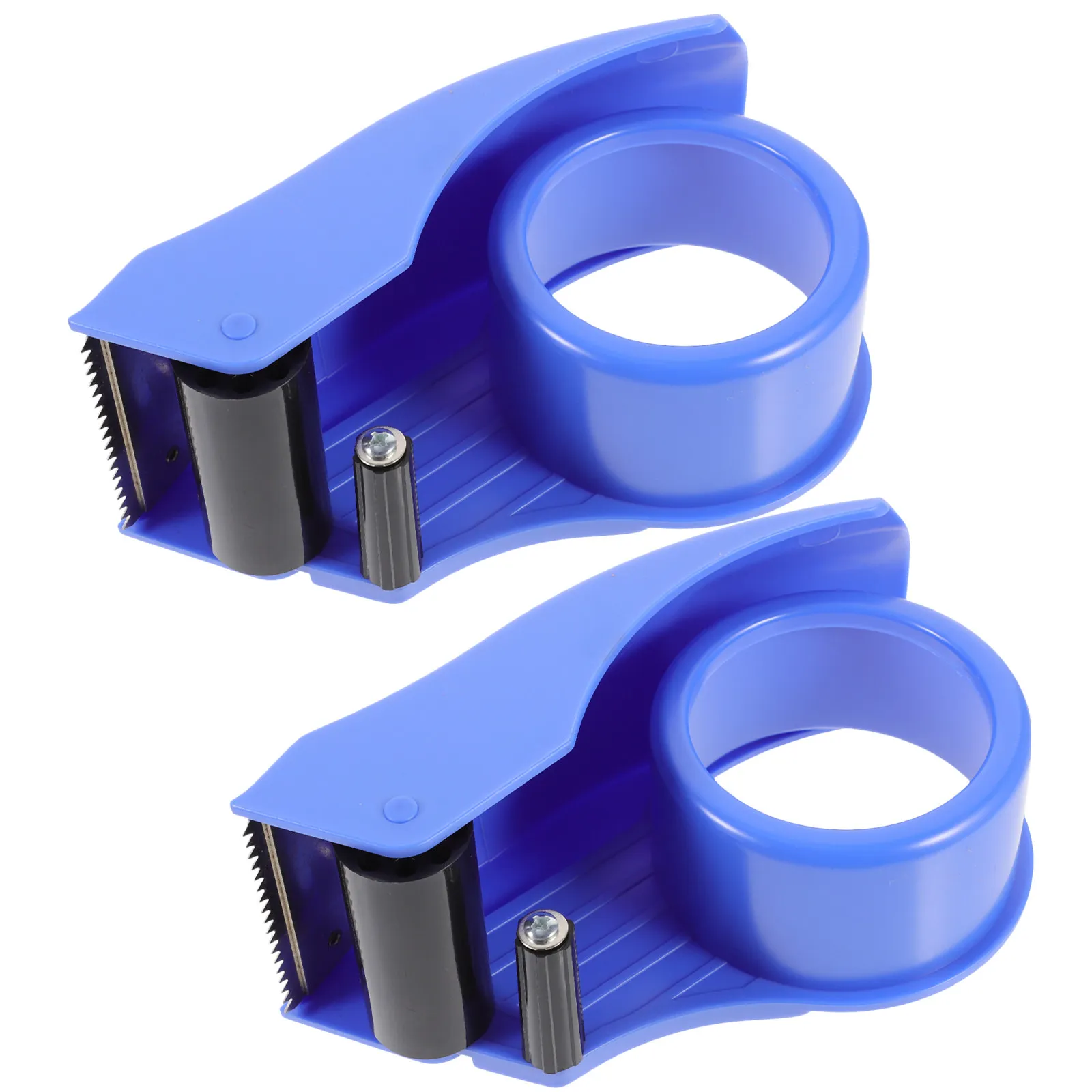 2pcs-professional-handheld-packaging-tape-cutter-strong-plastic-frame-comfort-grip-sealing-cutter-for-logistics-warehouse