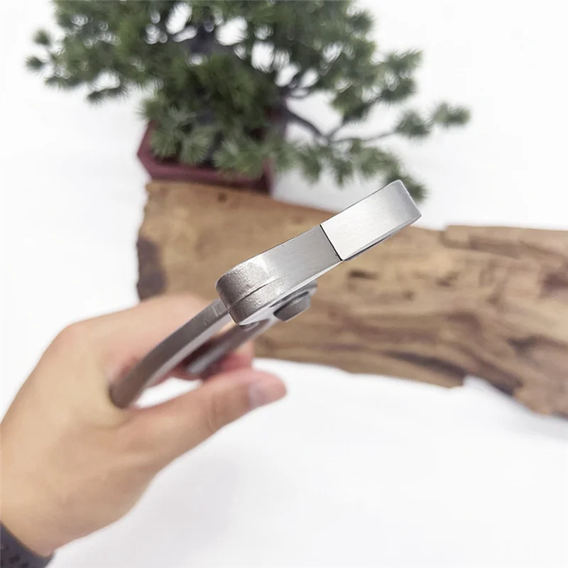 [NEWA08R】 1 Set Bonsai Modeling Tools Round Mouth Scissors + Bevel Scissors + Branching Shears Gardening Ball Knot Scissors