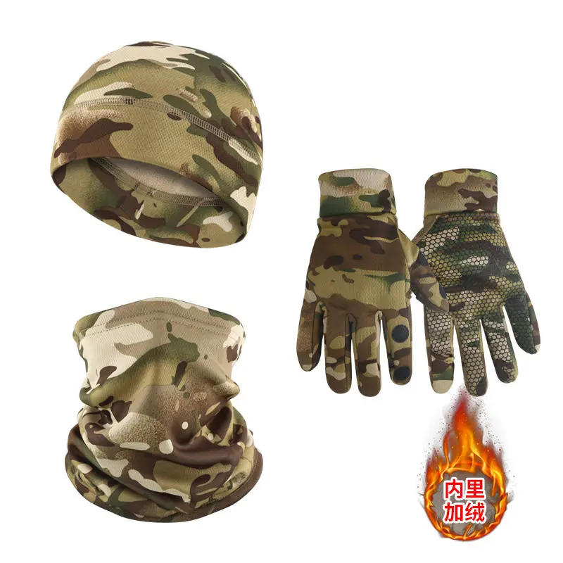 MCAP Conjunto de invierno táctico: guantes, gorro y mascarilla - imagen 2