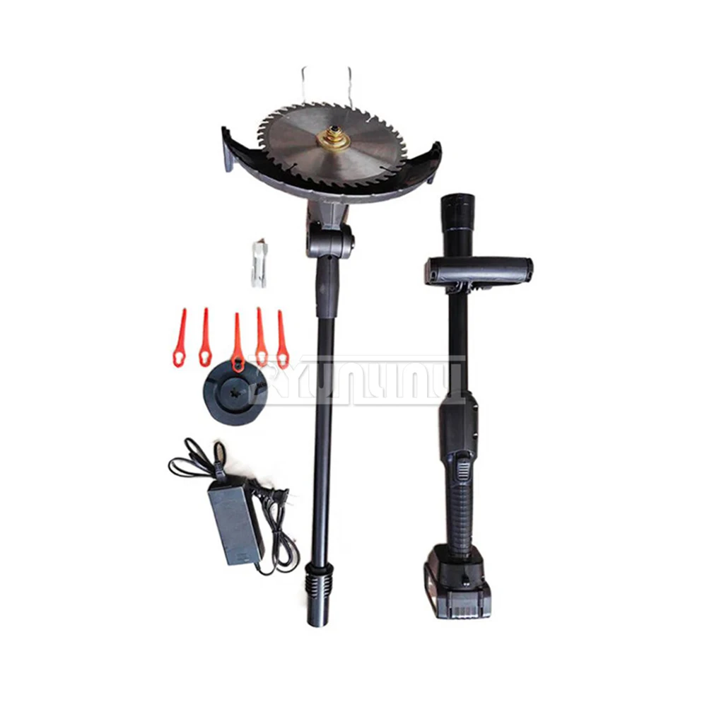Electric Lawn Mower Cordless Portable Adjustable String Cutter Grass Trimmer Pruning Handheld Garden Power Tools