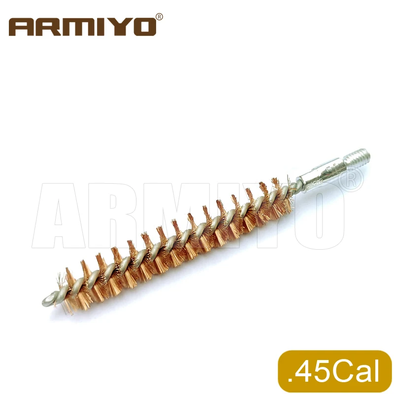 Armiyo Großhandel 100Pcs/Pack.17Cal.22Cal.30Cal.38Cal 12GA G Bohrung Reinigung Bronze Pinsel Jagd Gewinde 5-40 8-32 5/16 "-26T – Detail 17