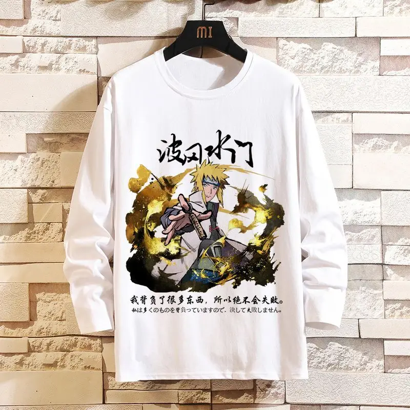 

Anime Game Long Sleeve T-Shirt Top Peripheral Clothes Teenage Students Trendy Base Loose Print