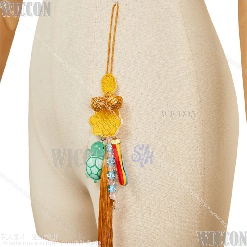 أنيمي شيطان تأثيري زوي الصينية عقدة زي لطيف الدعائم لطيف السلحفاة زوي اسم قلادة جيراي كي الفتيات الدعائم هالوين كوميك كون