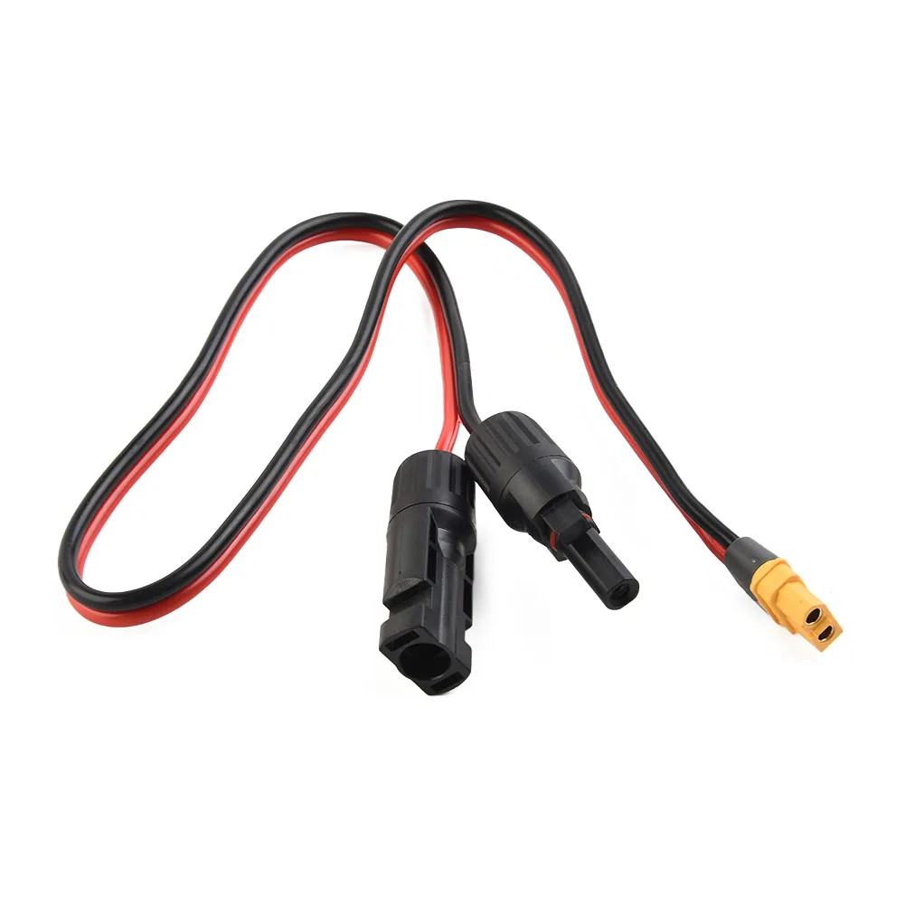for xt60 Female Solar Panel Charging Cable, Tinned Copper Conductor, Strong Current Load Capacity, for ideal for Chicken Coops
