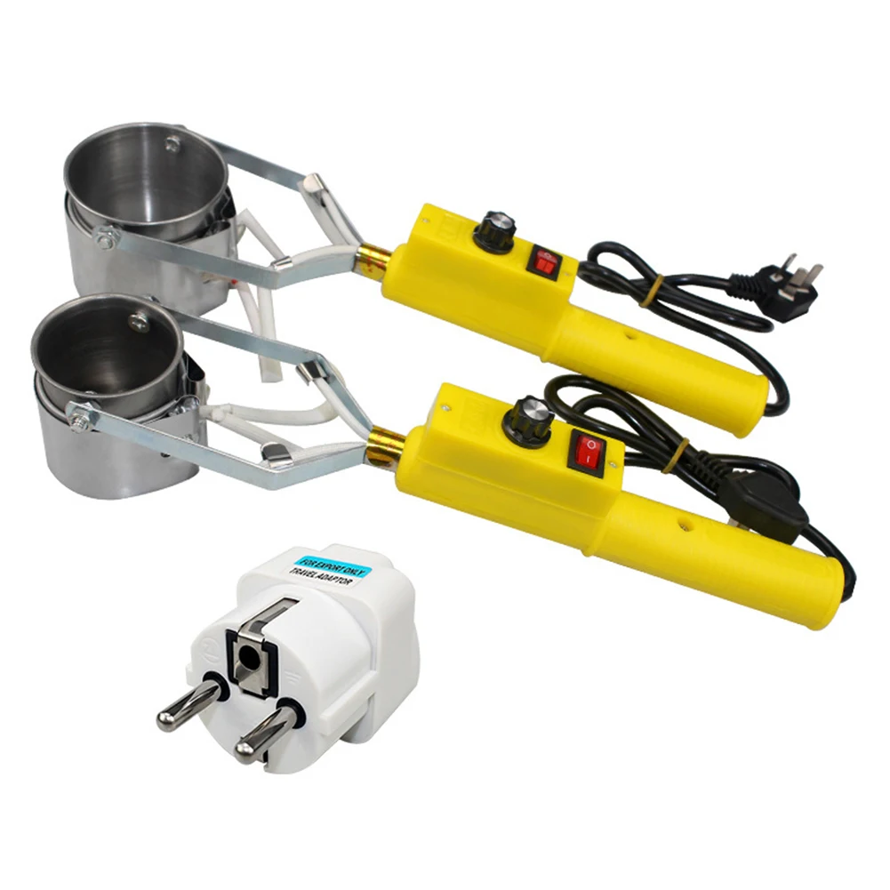 300W/500W Portable Solder Pot Tin Melting Furnace Handheld Adjustable Temperature Desoldering Bath Tool EU Plug
