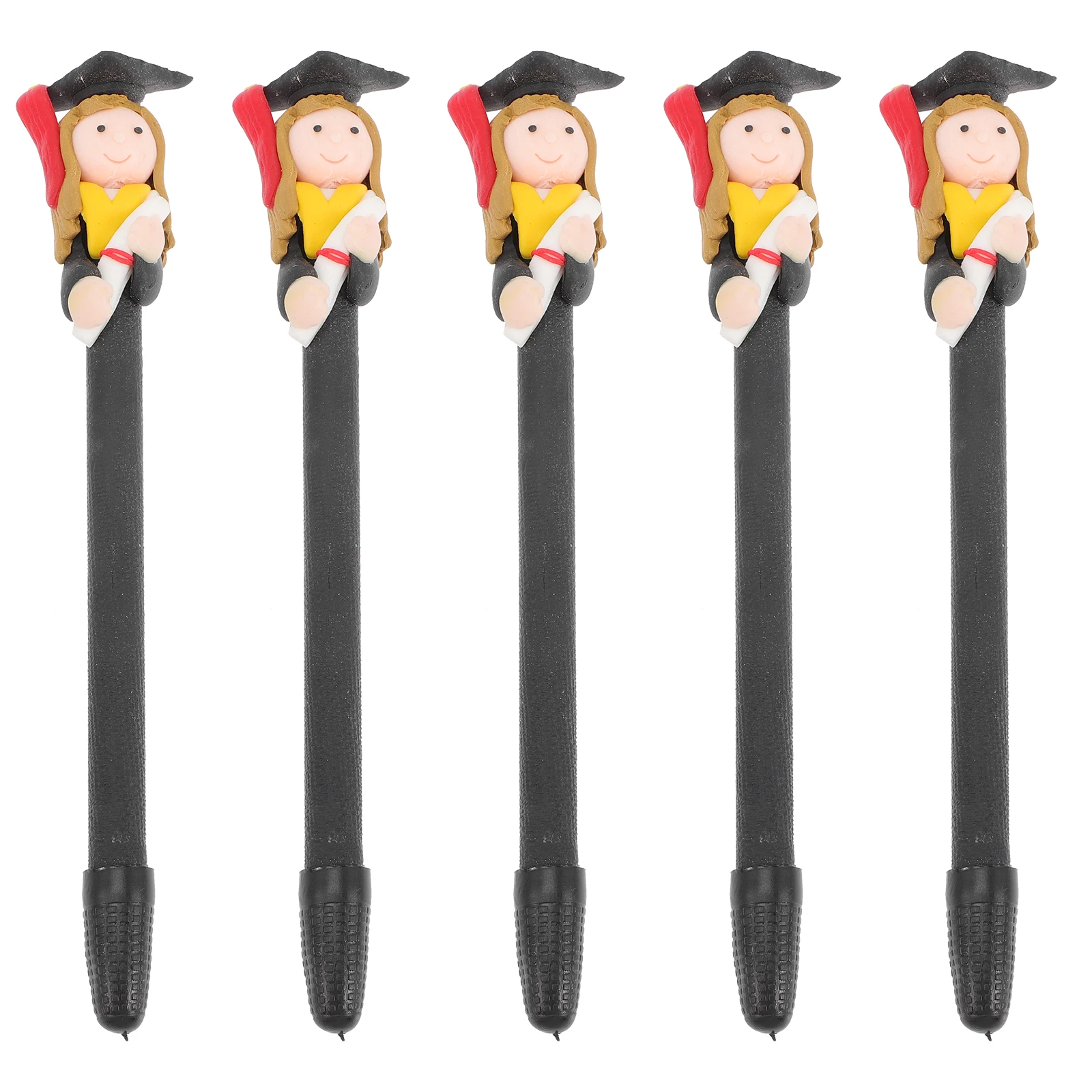

20 Pcs Ballpoint Pens Cute Kawaii Polymer Clay School Supplies Cool Student Graduation Gifts Writing Tools For Kids