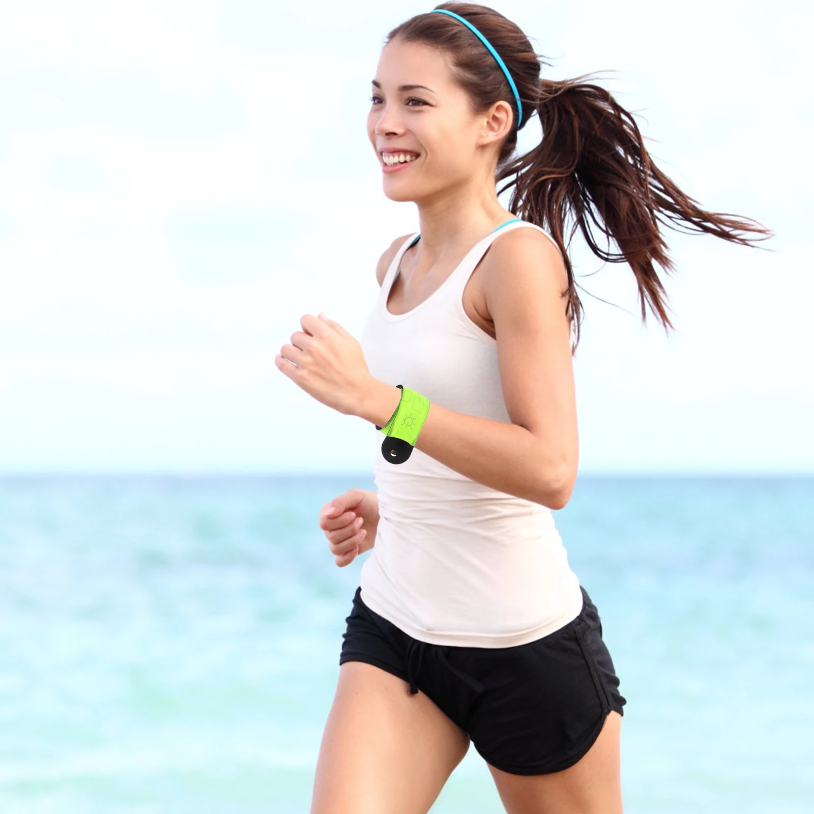 4 قطعة LED الحصان الكاحل العصابات وضوح عالية سلامة الساق يلتف ليلة ركوب الجري ركوب الدراجات المشي الفروسية الرياضة في الهواء الطلق