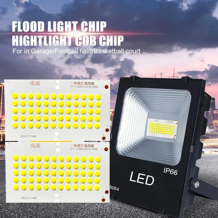 5pcs 10pcs 3V Solar Chip Light Source COB 60 Beads Integrated Chip  6W Portable Camping Light LED Bulb Accessories White Light