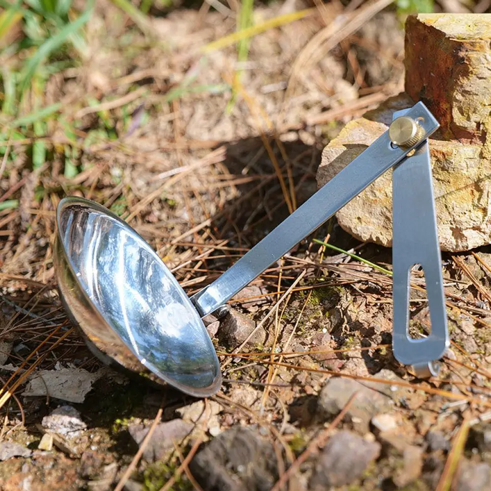 Folding Soup Spoon For Campleader Stainless Steel Outdoor Portable Cookware Camping Kitchen Utensil Hiking Picnic Dinnerware