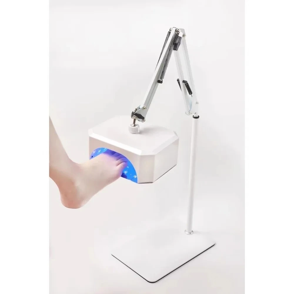 New model foot manicure lamp with built and light therapy function, 360-degree rotating foot nail drying lamp