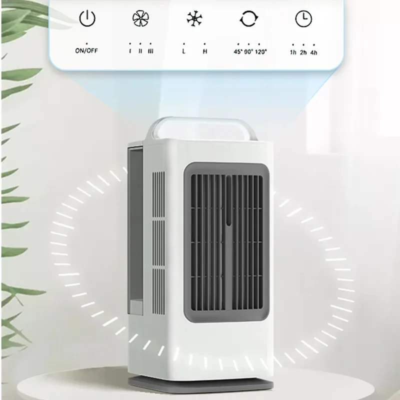 2026 Portable Air Conditioner Fan Smart Touch Control Timer Multi-Functional Air Cooler for Home Office Use view 2