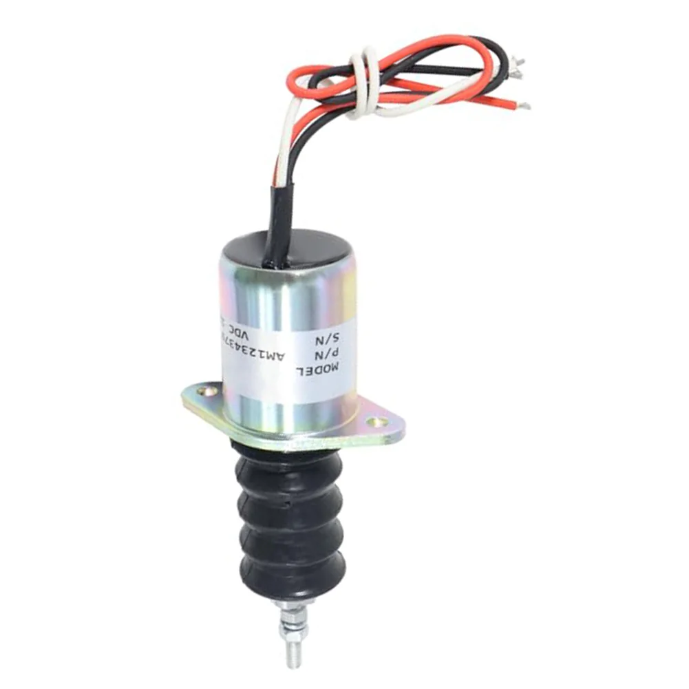 

12VDC Magnetic Solenoid Valve for Fuel Control AM124379 AM124377 AM103337 Efficient Flame Extinguisher Replacement for Tractors
