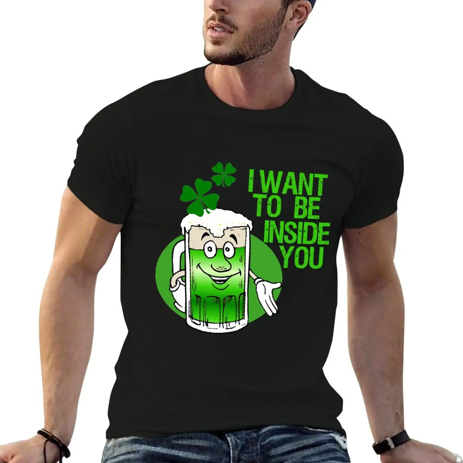 

Green Beer Innuendo St Patrick's Day T-Shirt man t shirts for men casual funny t shirts man T-Shirt