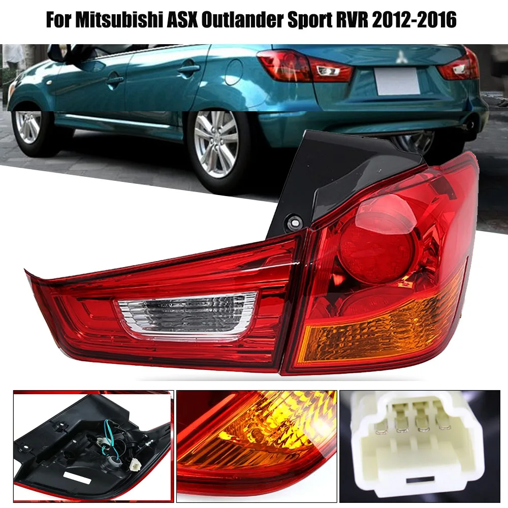 三菱-asx-アウトランダー-スポーツ-rvr-2012-2016用-ledハロゲンリアテールライトブレーキターンシグナルリバースランプ