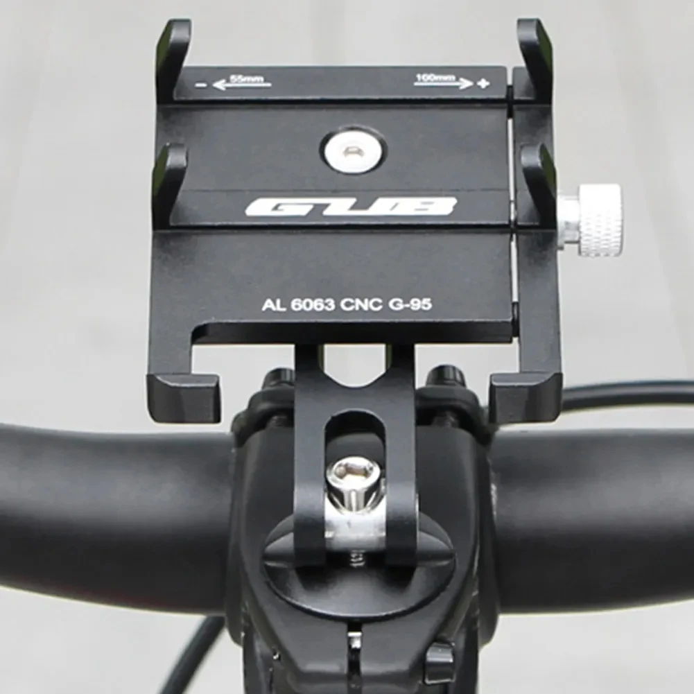 Gub g95 aluminium fahrrad telefon halter halterung stiel fahrrad telefon headset halterung passt für 1-1/8 "1/8mm gabel für 4, 5-7 zoll gps telefon – Detail 11