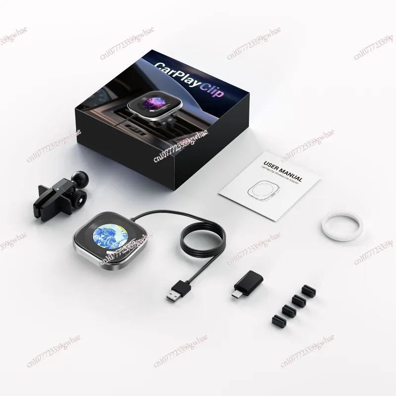 

Electronic photo frame with screen fragrance wireless carplay portable adapter