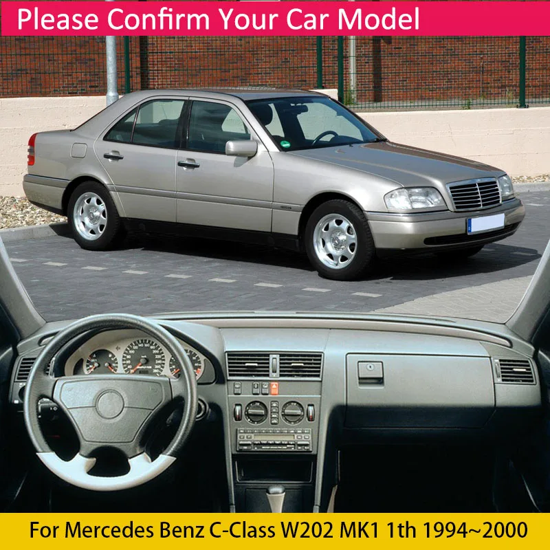 

For Mercedes Benz C-Class W202 MK1 1th 1994~2000 Car Panel Protection Board SunShade Pads Interior Carpet Anti-Slip Accessories