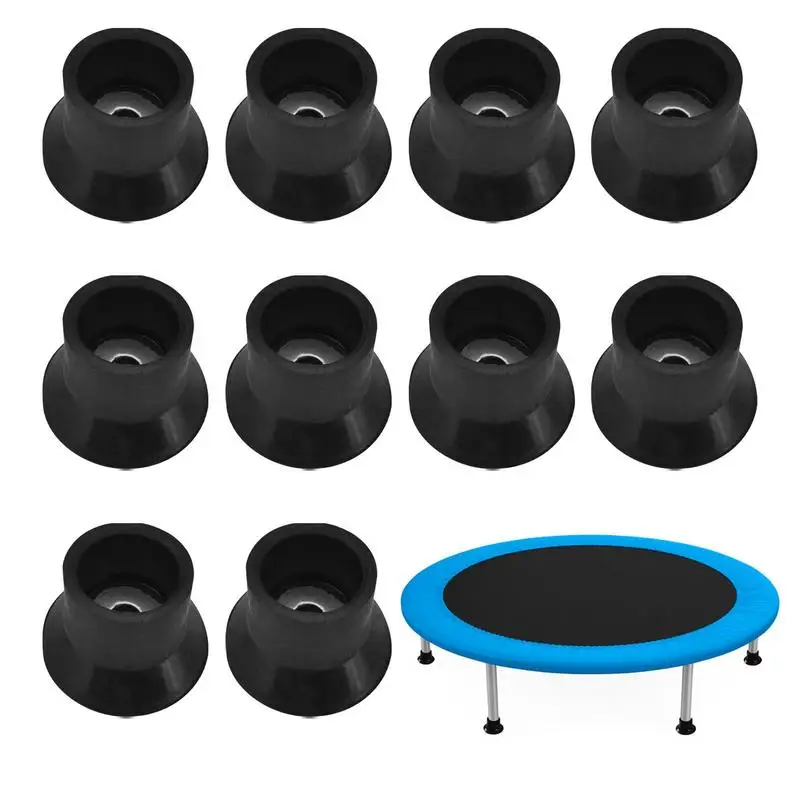 10PCS Mini Trampoline Tips Replacement Trampoline Poles Replacement Strong Suction Trampoline Tips Chair