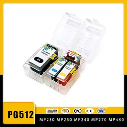 Vilaxh smart cartridge rifll kit for canon PG 512 CL 513 pg512 cl513 For canon pixma MP280 MP282 MP330 MP480 MP490 MP492 MP495