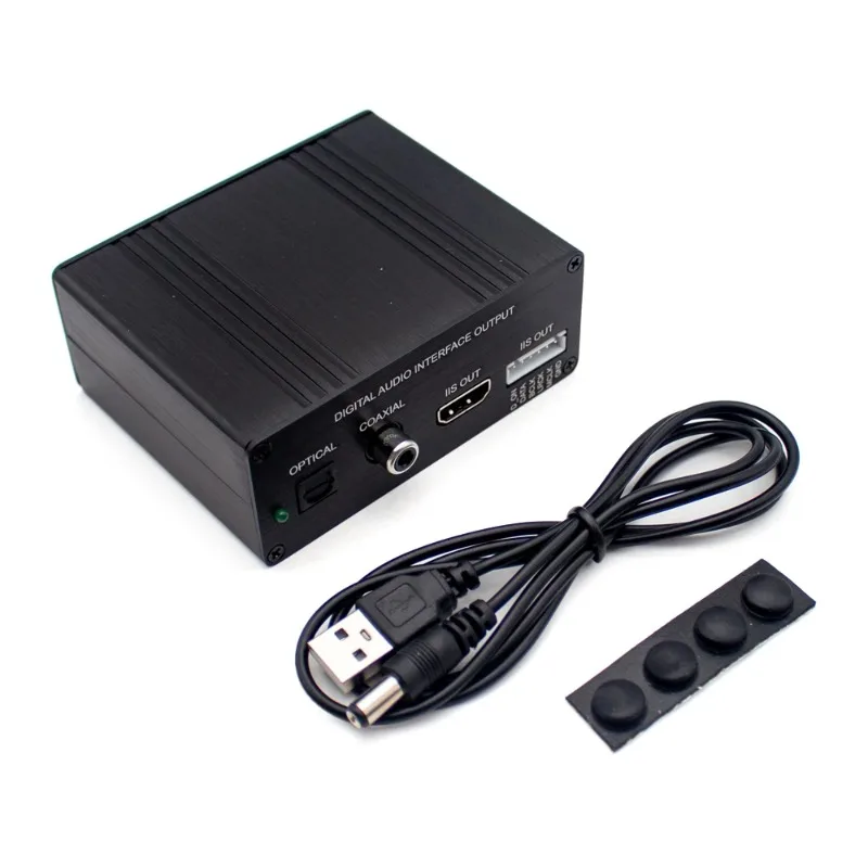 

HDMI Audio Extractor with I2S/DSD/Coaxial/Optical Output, 4K 3D MHL Support, HDMI I2S for DAC