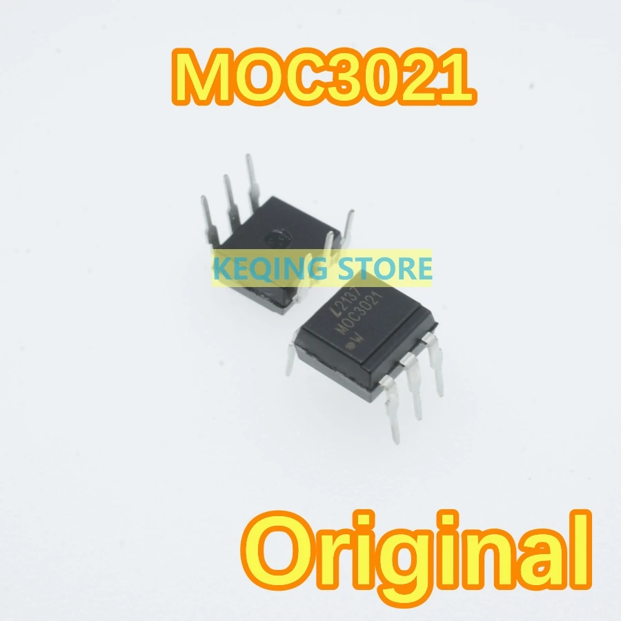 50PCS/100PCS MOC3021 PDIP-6 Optocoupler - thyristor signal output Original