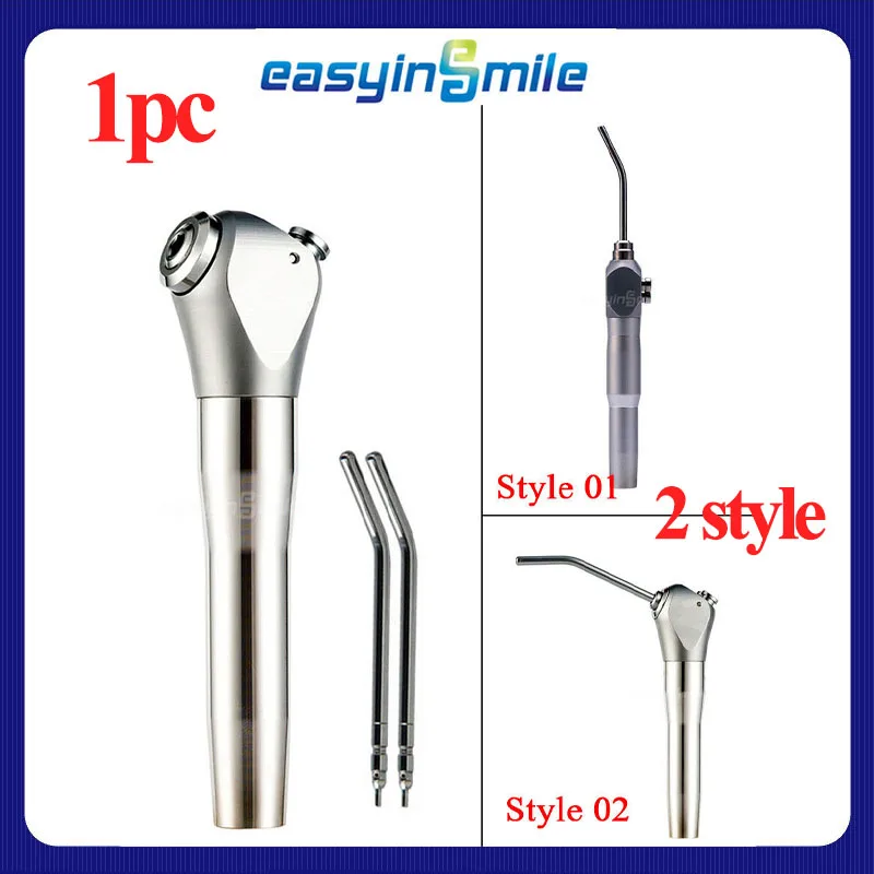 

Easyinsmile Dental Air Water Spray Тройной 3-ходовой шприц Наконечник Аксессуары для стоматологических стульев с двумя намордниками Воздушный шприц 2 типа