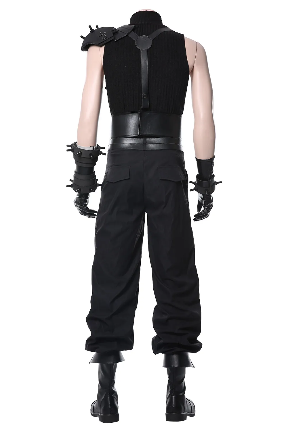 Final Fantasy VII 7 Cosplay Cloud Strife Costume Uniform Outfits Full Set RolePlay Cloth Adult Men Halloween Carnival Party Suit