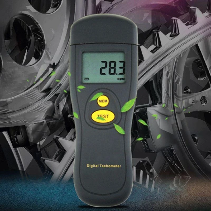 Y1AD Digital Gauges Non-contact Photoelectric Tachometers Car Speed Gauge Speedometer