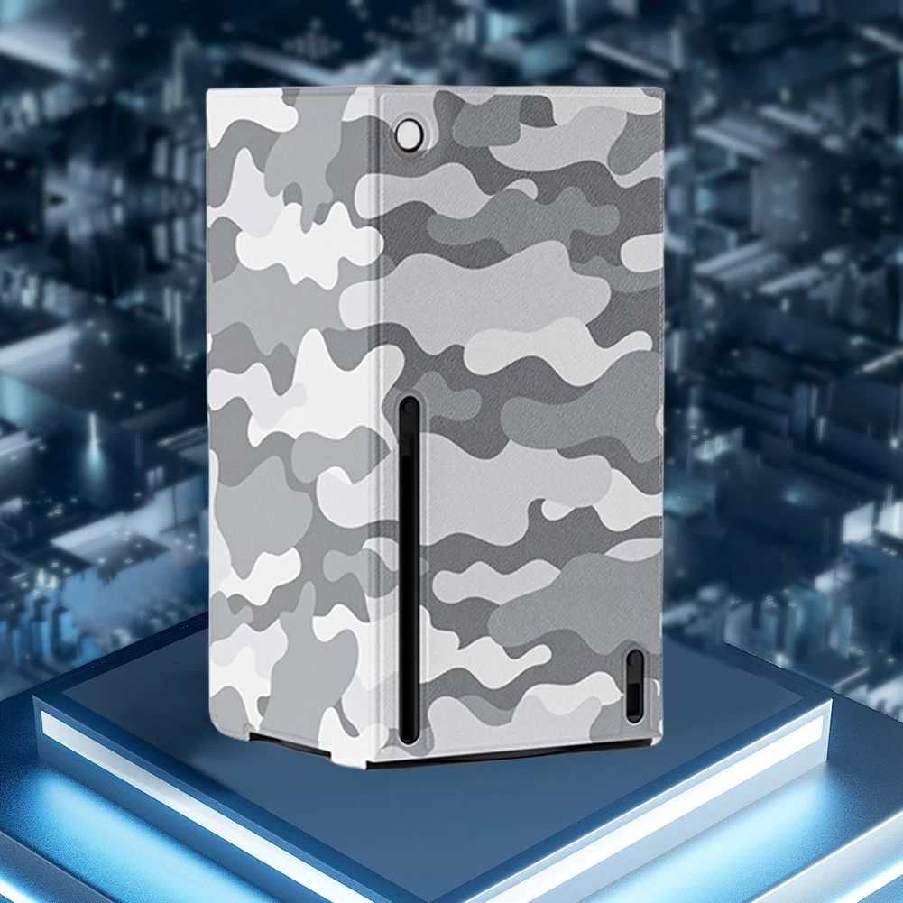 

PU Protective Shell Dustproof Console Full Body Skin Magnetic Closure Protective Skin Cover for Xbox Series S X Game Console