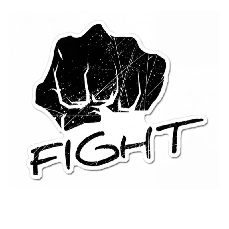 Fight Boxing Glove Vinyl Sticker Grunge Punk Rock Decal Waterproof Matte Pegatinas for Motorcycle Laptop Skateboard Helmet Phone