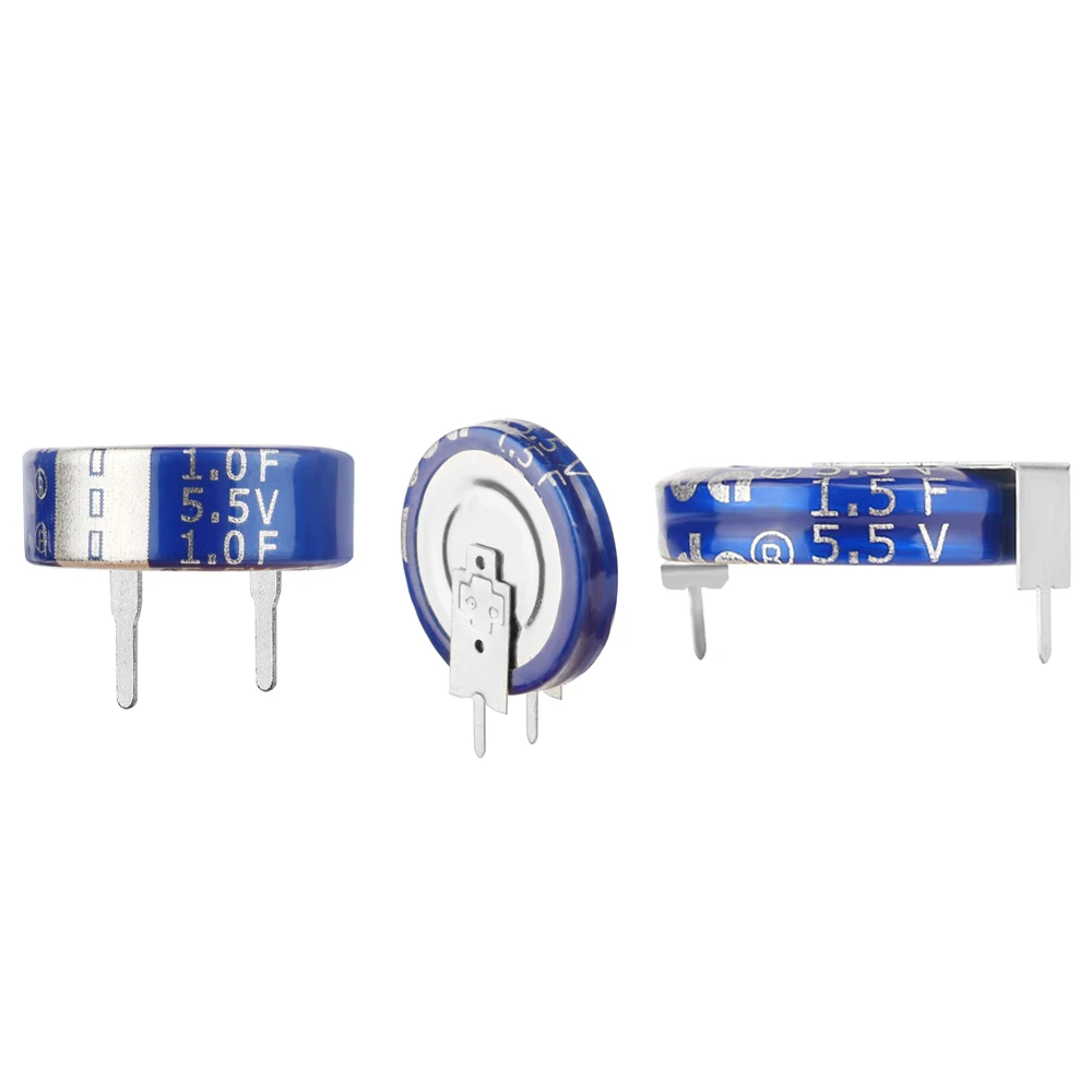 CEN Kapasitor Super CDA 5.5V 2F CEN5R5205CF C-type Button Type Farrah Kapasitor Superkapasitor