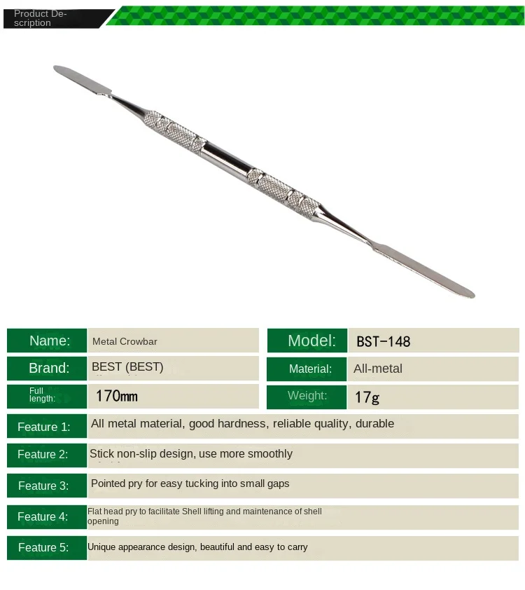 

Best Notebook Disassembly Repair Mobile Phone iPad Screen Disassembly Screwdriver Metal Pry Stick