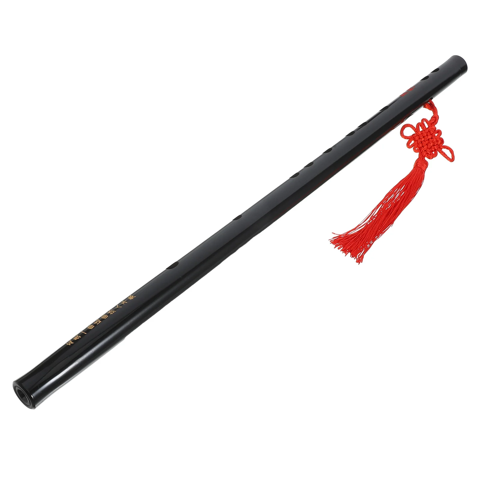 

Black Bamboo Flute Chinese Traditional Musical Instrument Professional Tone Holes Premium Material Glossy Smooth Lightweight