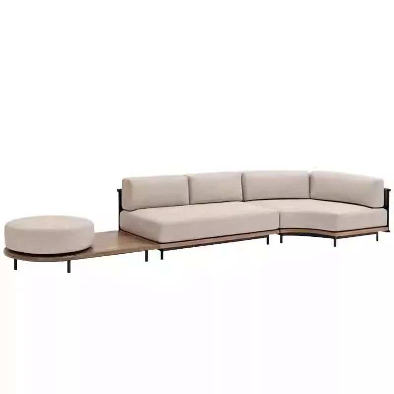 

Nordic outdoor rattan sofa villa courtyard garden sun room designer rattan chair