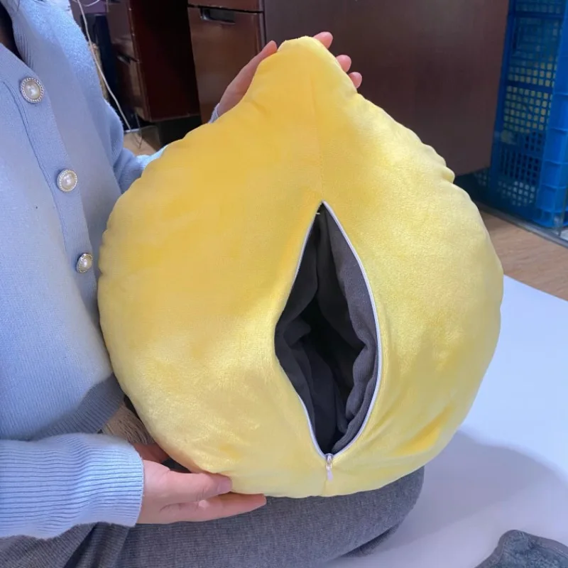 Sour Lemon Earl Pillow With Cunning Smile - Plush Throw Blanket & Cushion 2-In-1, Soft Official Quality Cartoon Character Gift