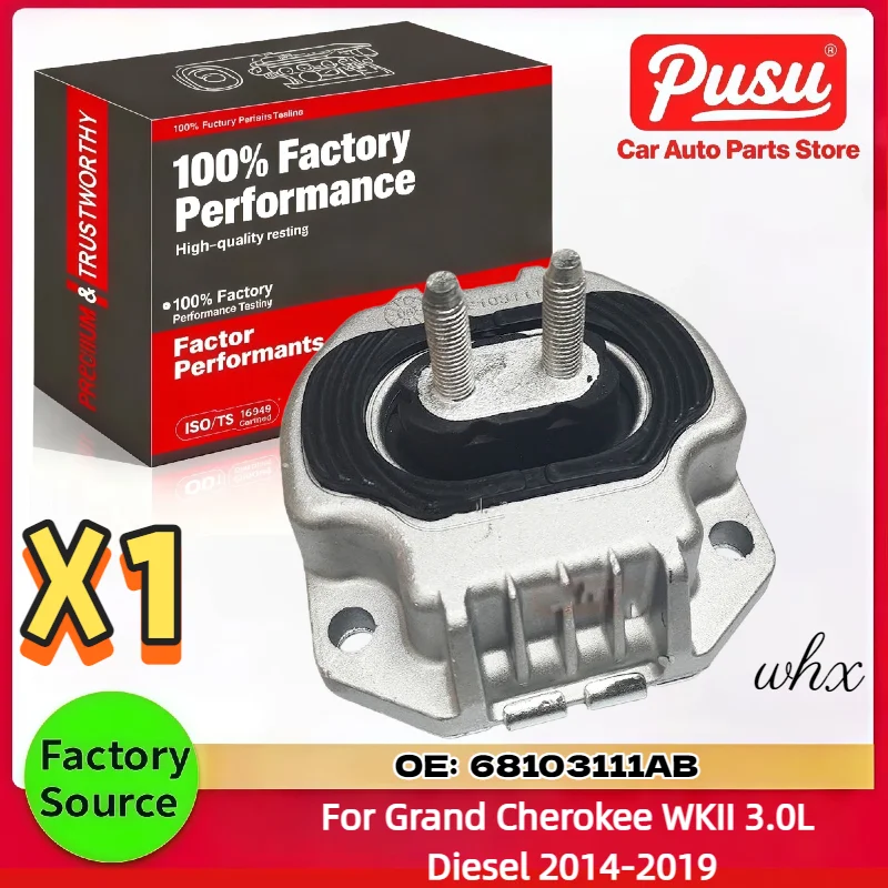 Reemplazo duradero del soporte de transmisión del motor del vehículo para Jeep Grand Cherokee 3.0L 3.6L 5.7L 6.4L 2014-2020 parte 68103111AB