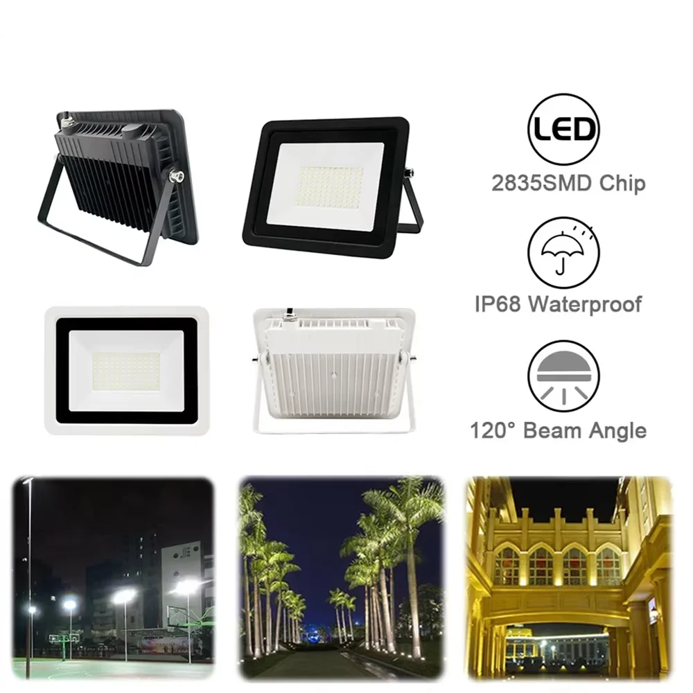 

Высокая яркость 220 В светодиодный прожектор 30 Вт 50 Вт 100 Вт уличный IP68 водоударный отражатель прожектор уличный фонарь настенный светильник гаражный светильник